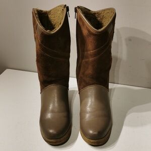 Pajar Women's Suede Shearling Lining Boots